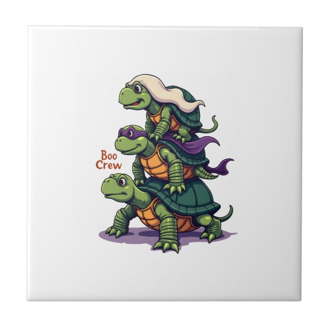 Azulejo Tortuga de Boo Crew (Frente)