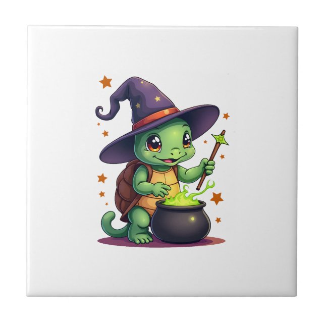 Azulejo Tortuga Hocus Shellcus (Frente)