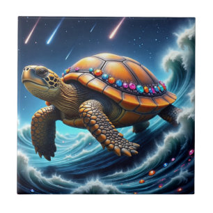 Azulejo Tortuga marina galáctica