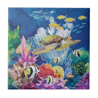 Azulejo Tortuga marina verde