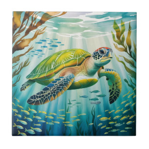 Azulejo Tortuga Pintada
