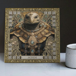 Azulejo Tortuga tribal personaliza el tótem espiritual