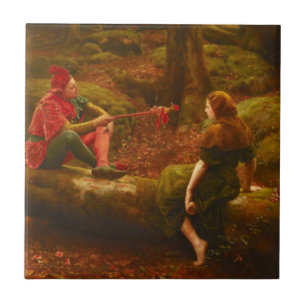 Azulejo Touchstone y Audrey (por John Collier)
