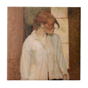 Azulejo Toulouse-Lautrec - En Montrouge, Rosa La Rouge