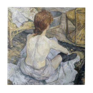Azulejo Toulouse-Lautrec - Rousse / El Tocador