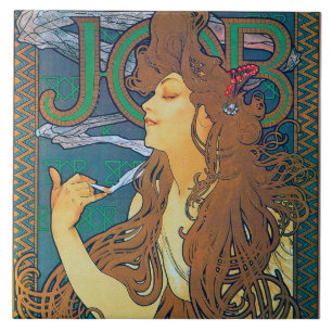 Azulejo TRABAJO, Mucha