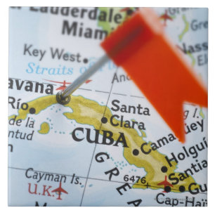 Azulejo Trace el perno colocado en La Habana, Cuba en el