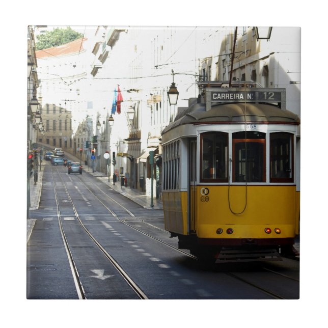 Azulejo Tram 28, Lisbon, Portugal (Frente)