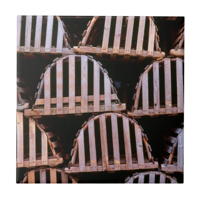 Azulejo Trampas de langosta de madera Horizontal (Frente)