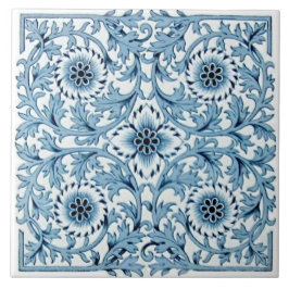 Azulejo Tranferware Repro Antiguo Blue & White Minton