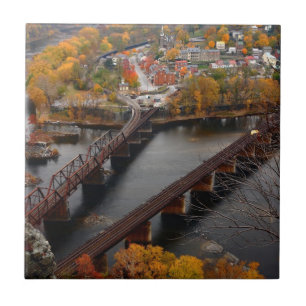 Azulejo Transbordador de los Harpers en la caída