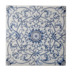 Azulejo Transferencial victoriana de mosaico vintage en co