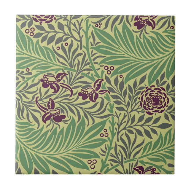 Azulejo Transforma tu espacio con patrones florales sin fi (Frente)