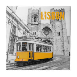 Azulejo Tranvía de Lisboa Trampa Portugal