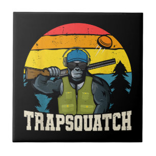 Azulejo Trapsquatch Hombres de Tiro de arcilla divertida d