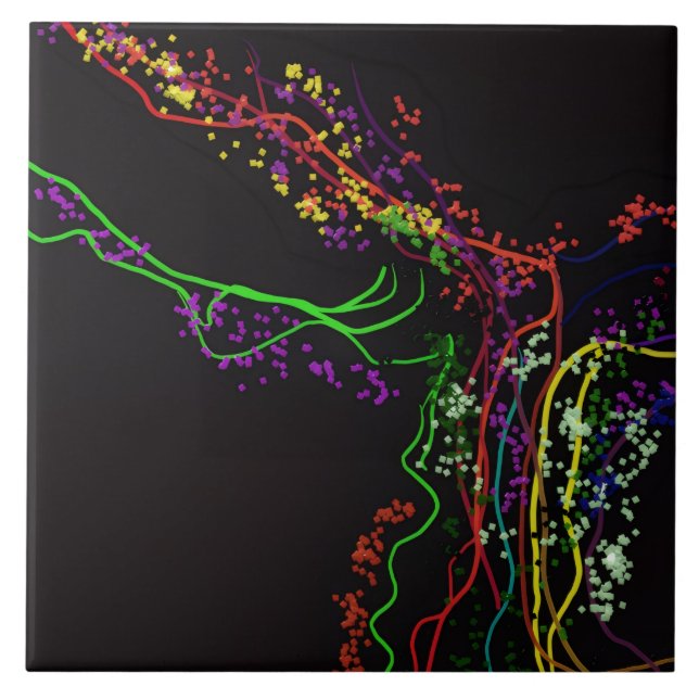 Azulejo Tree of Life Ceramic Tile (Frente)