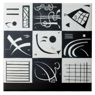 Azulejo Treinta, Abstracción Biomórfica - Kandinsky