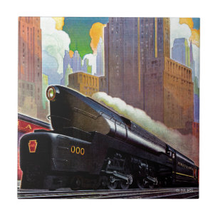 Azulejo Tren de Pennsylvania por desconocido