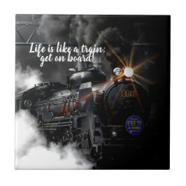 Azulejo Tren de vapor