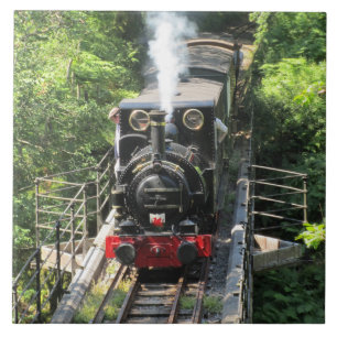 Azulejo Tren de vapor galés.