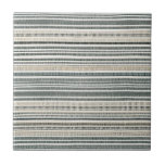 Azulejo Trendy Boho Stripe<br><div class="desc">Añade un toque de boho a tu decoración casera con esta baldosa de cerámica de rayas boho de moda. El sencillo diseño neutro es perfecto para añadir un estilo moderno a cualquier habitación de su casa. Utilícelo como acento decorativo o incorporarlo a una instalación de azulejos más grande para un...</div>