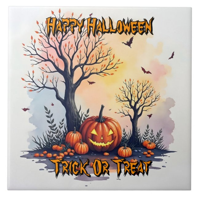 Azulejo Trendy Halloween Spooky Cute Collection (Frente)