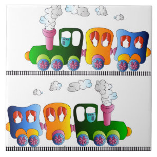 Azulejo Trenes