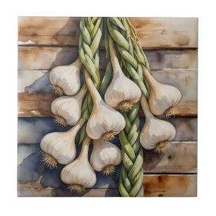 Azulejo Trenza de Ajo al Acuarela Rústica