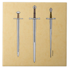 Azulejo Tres espadas medievales 2016