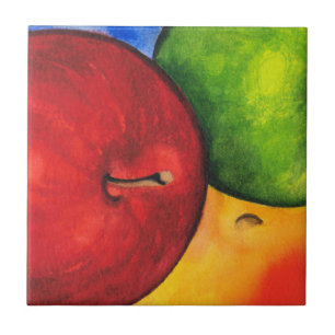 Azulejo Tres manzanas