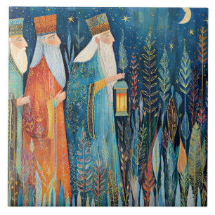 Azulejo Tres Reyes Magos, Historia de la Natividad,