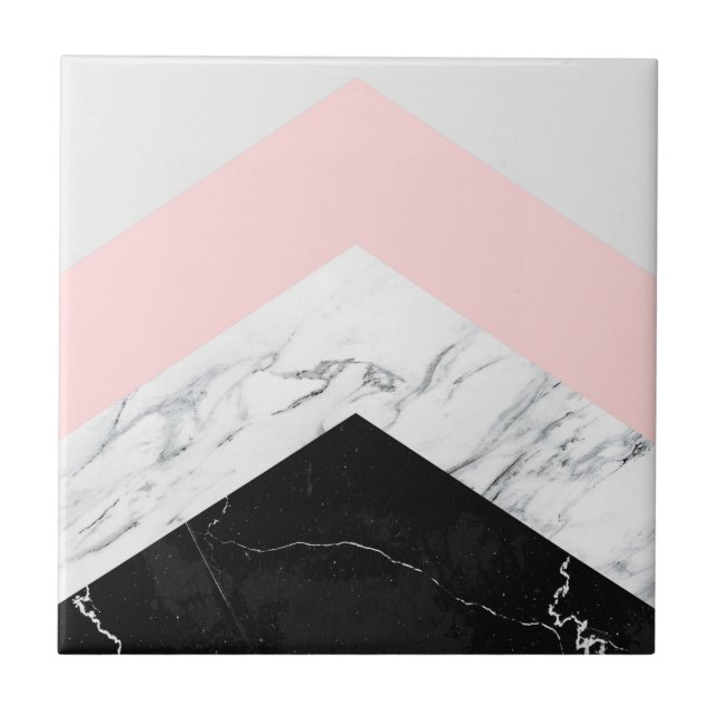 Azulejo Triángulos de mármol (Frente)