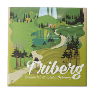 Azulejo Triberg, Baden-Wurtemberg, Alemania