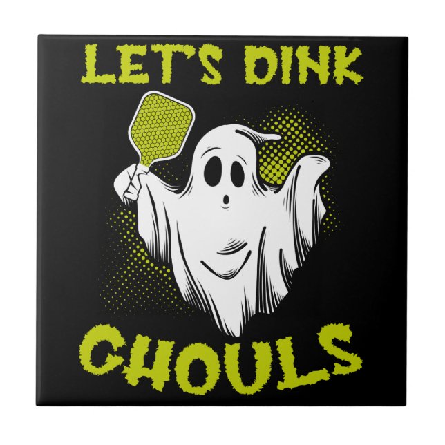 Azulejo Tríbol de plaquetas de espátula de halloween (Frente)