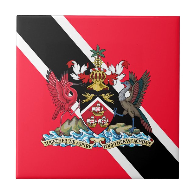 Azulejo Trinidad and Tobago (Frente)