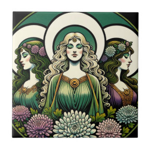 Azulejo Triple diosa