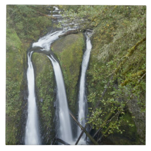 Azulejo Triple Falls, desfiladero del río Columbia