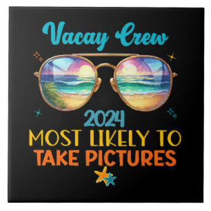 Azulejo Tripulación de vacaciones 2024