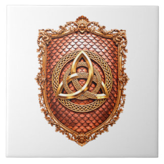 Azulejo Triquetra Místico Heraldico