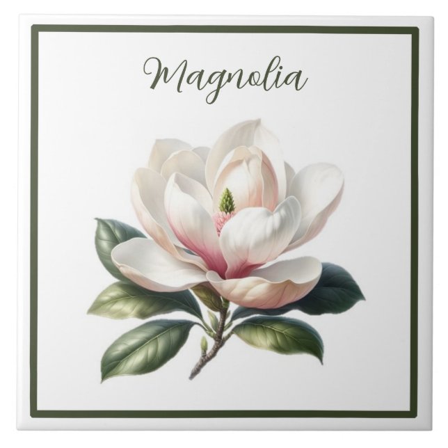 Azulejo Trivet - Magnolia (Frente)