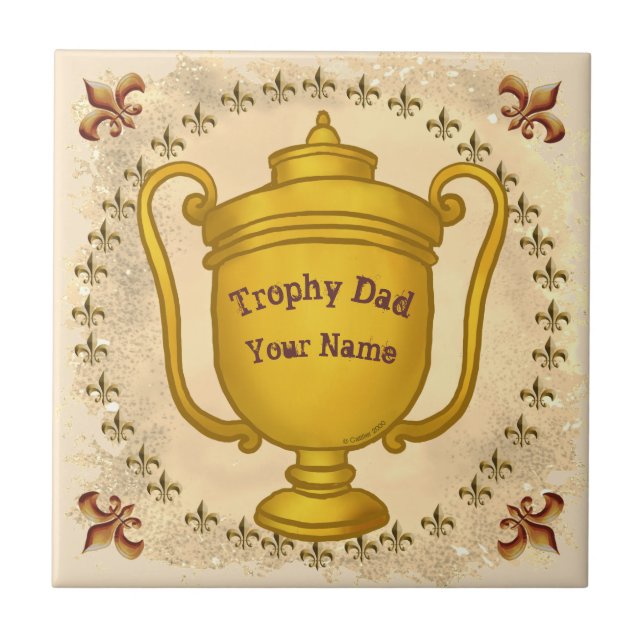 Azulejo Trophy Dad (Frente)