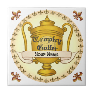 Azulejo Trophy Golfer