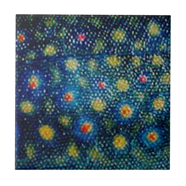 Azulejo Trucha de arroyo por PatternWear© (Frente)