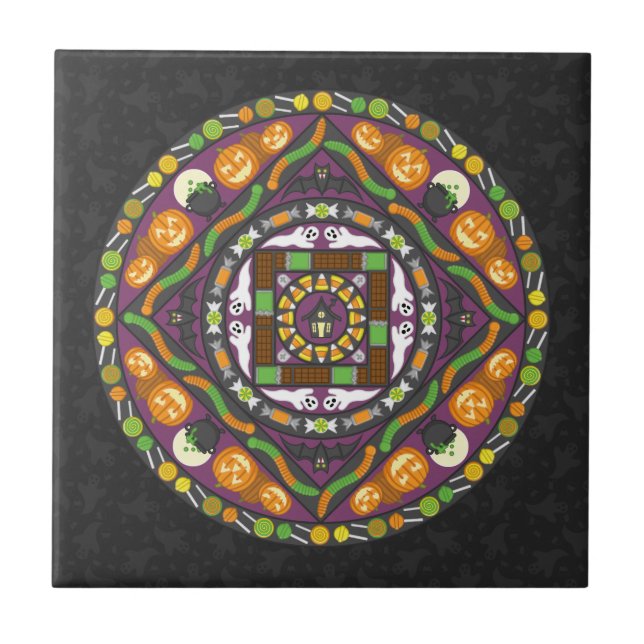 Azulejo Trucos y tratamientos Mandala Tile (Frente)