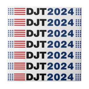 Azulejo Trump 2024 DJT