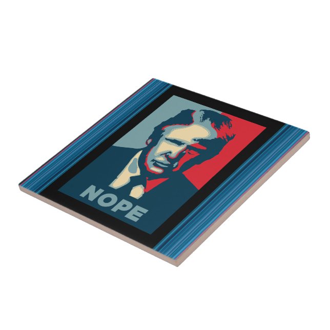 Azulejo Trump Nope Tile Cerámico (Lado)
