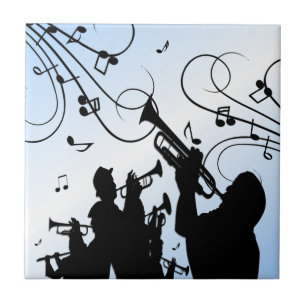 Azulejo Trump Section Blue Music