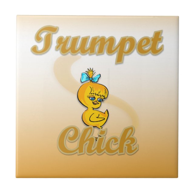 Azulejo Trumpet Chick (Frente)