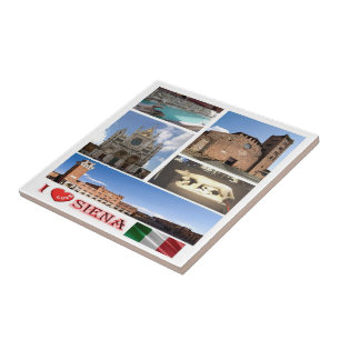 Azulejo TSC037 SIENA I Love, Mosaic, Toscana,