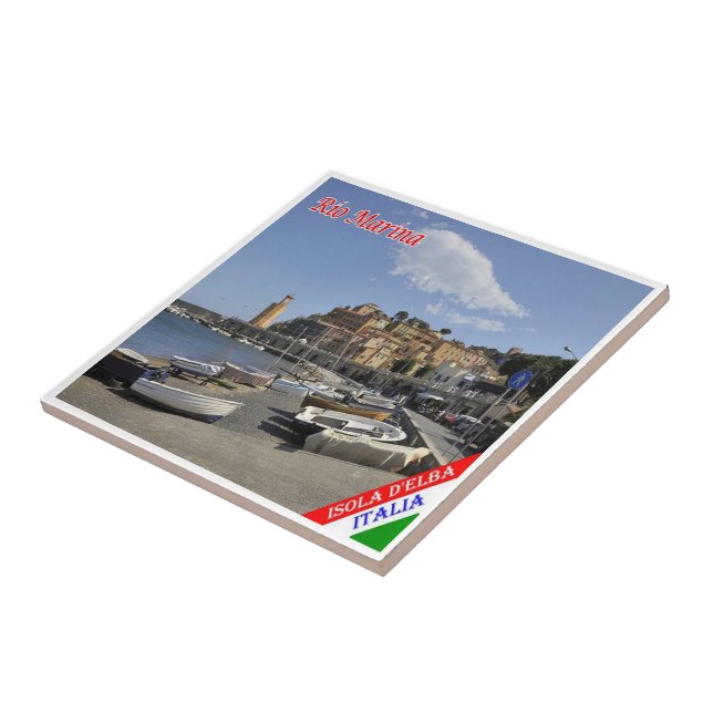 Azulejo TSC072 Isla RÍO MARINA ELBA, Toscana, (Lado)